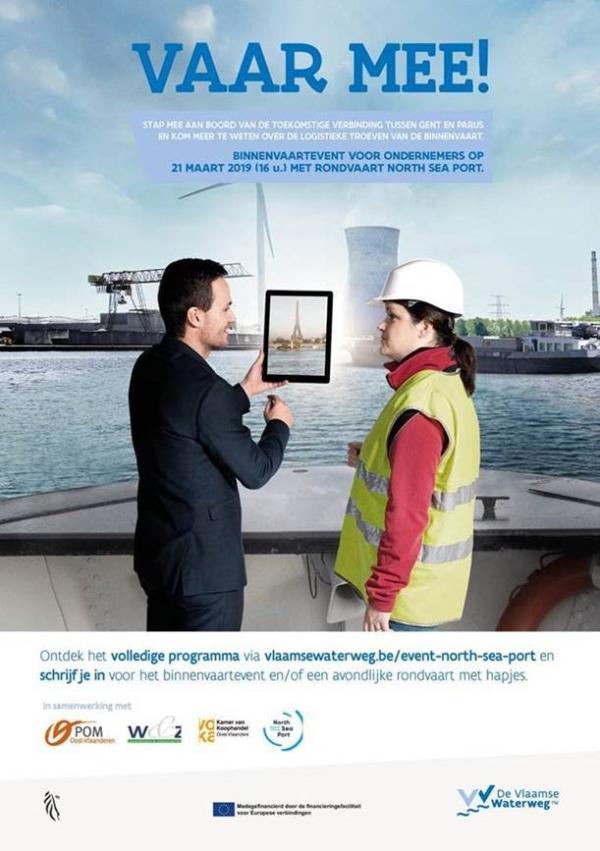 Binnenvaartevent voor ondernemers met rondvaart North Sea Port
