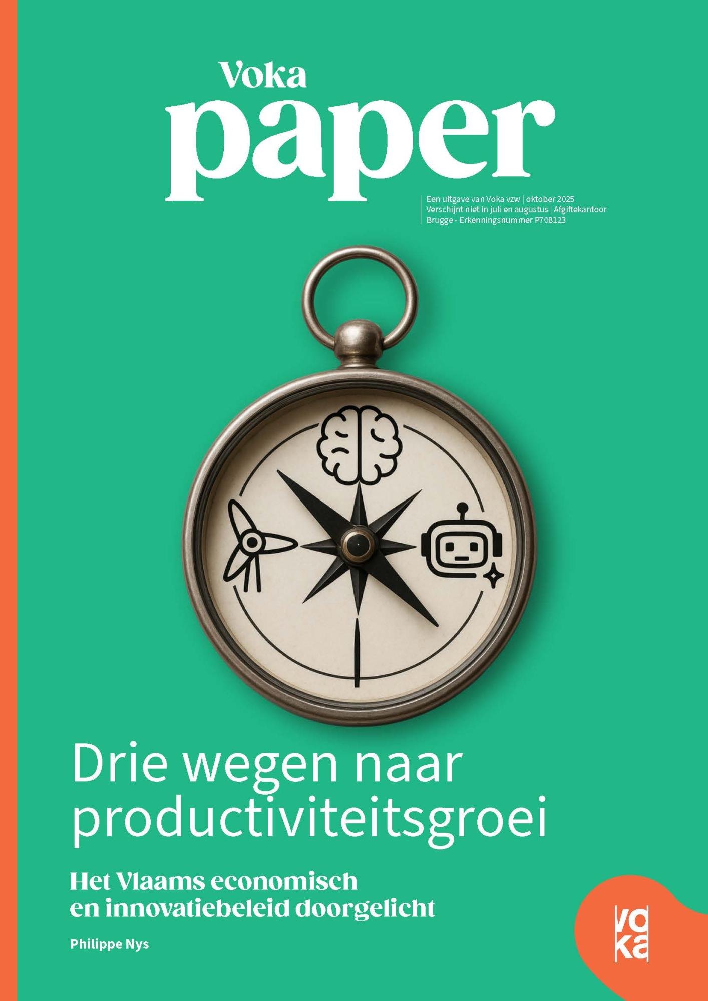 Voka Voka Paper oktober 2025: Drie wegen naar productiviteitsgroei | Voka
