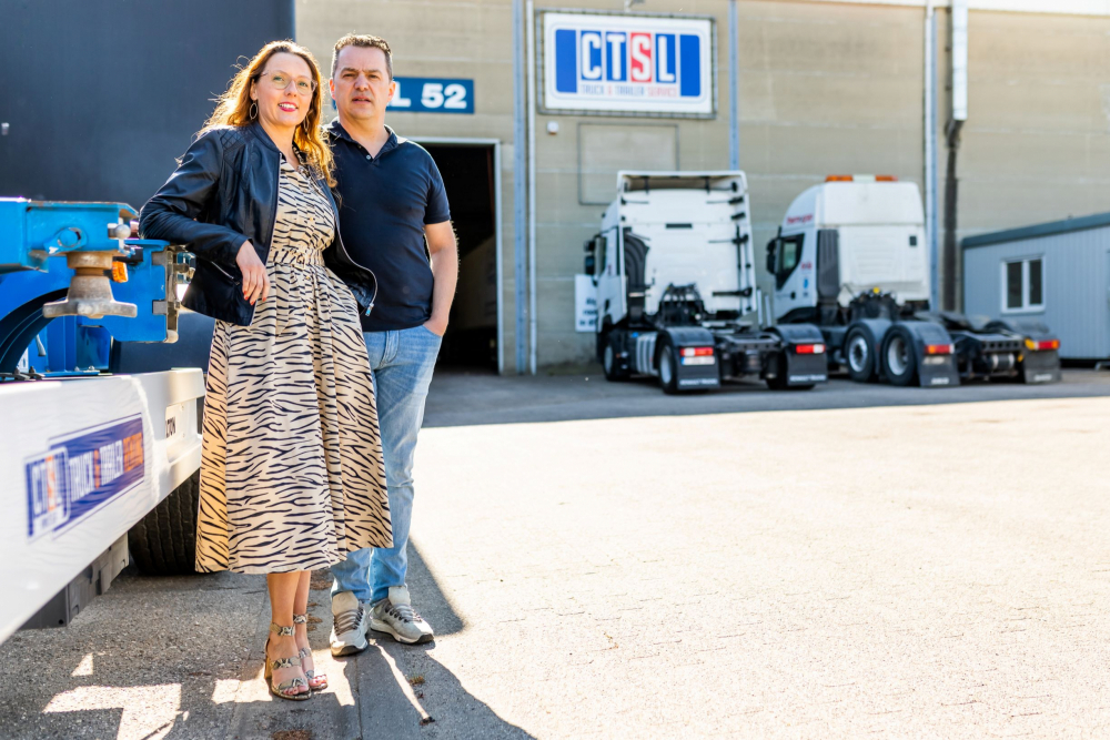Heidi Lemmens, bestuurder van garage en verhuurbedrijf CTSL uit Genk