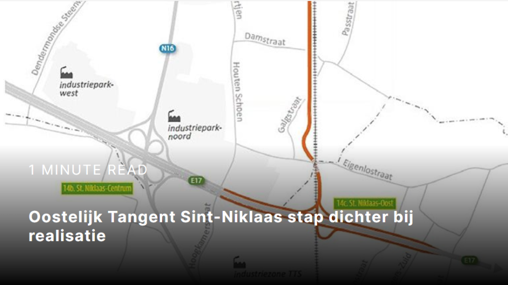 Stap dichter bij Oostelijk Tangent Sint-Niklaas