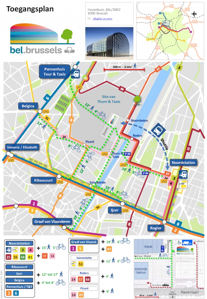 routebeschrijving parking