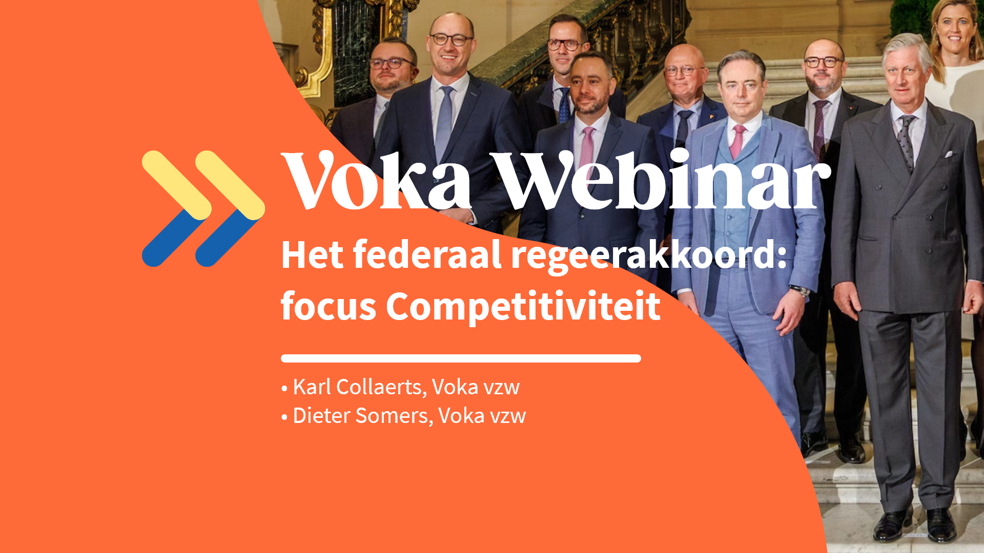 Voka Webinar - Het Federaal Regeerakkoord: focus competitiviteit | Voka