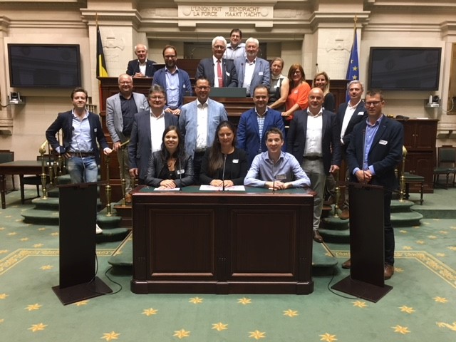 Bezoek federaal parlement