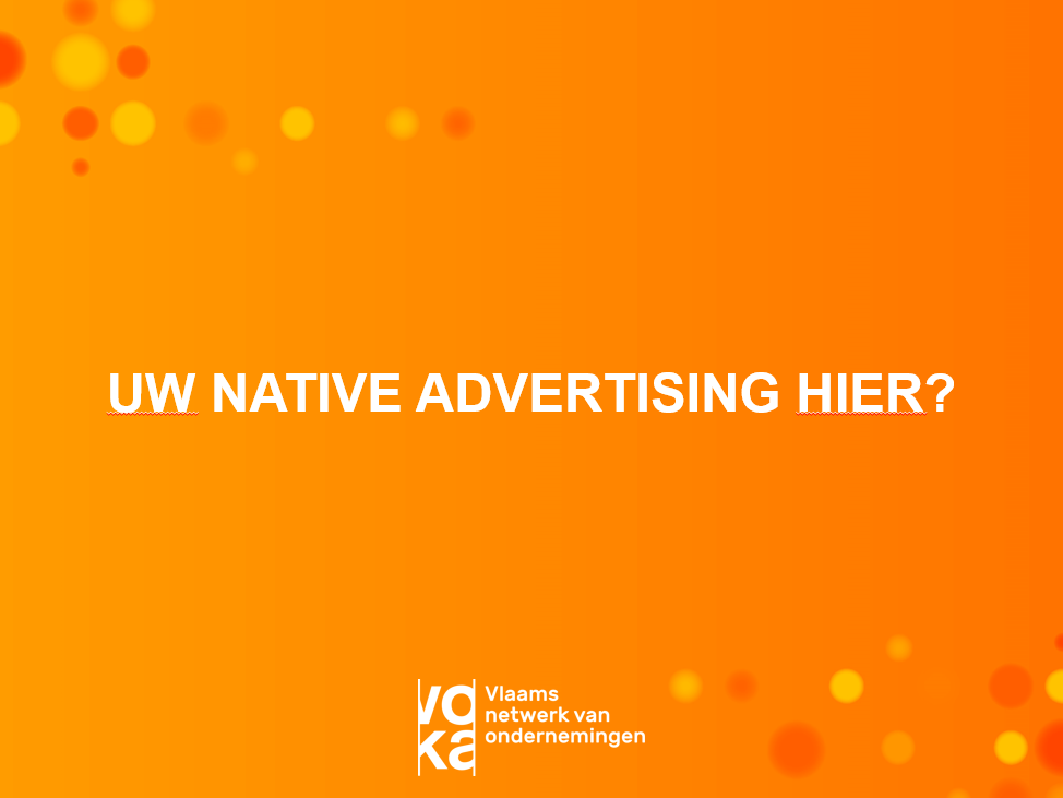 Native advertising