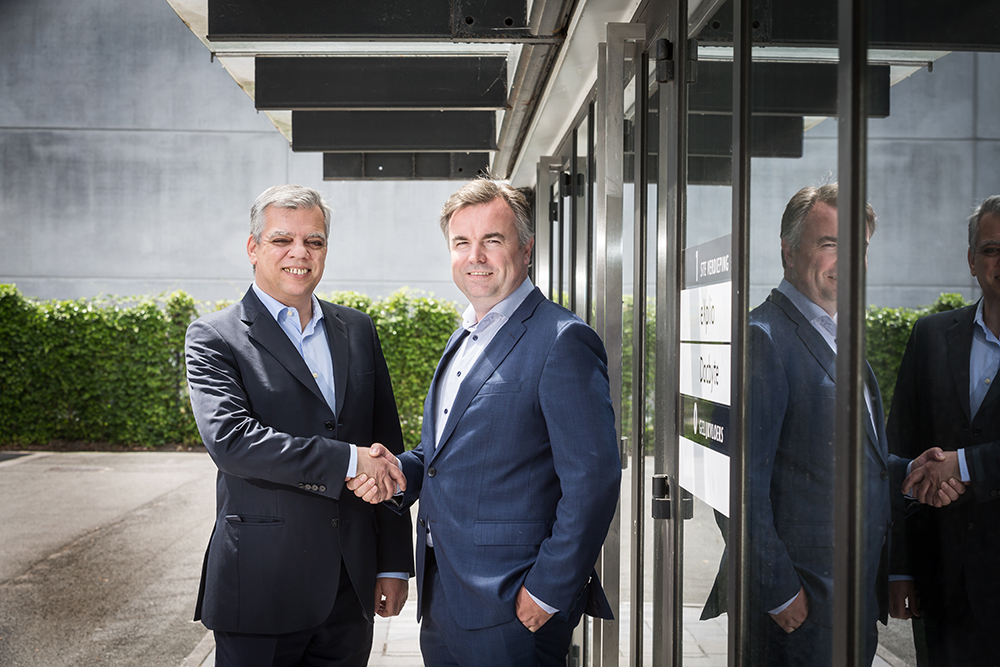 Jorge Bento, regional manager Docbyte Iberia en Frederik Rosseel, CEO Docbyte