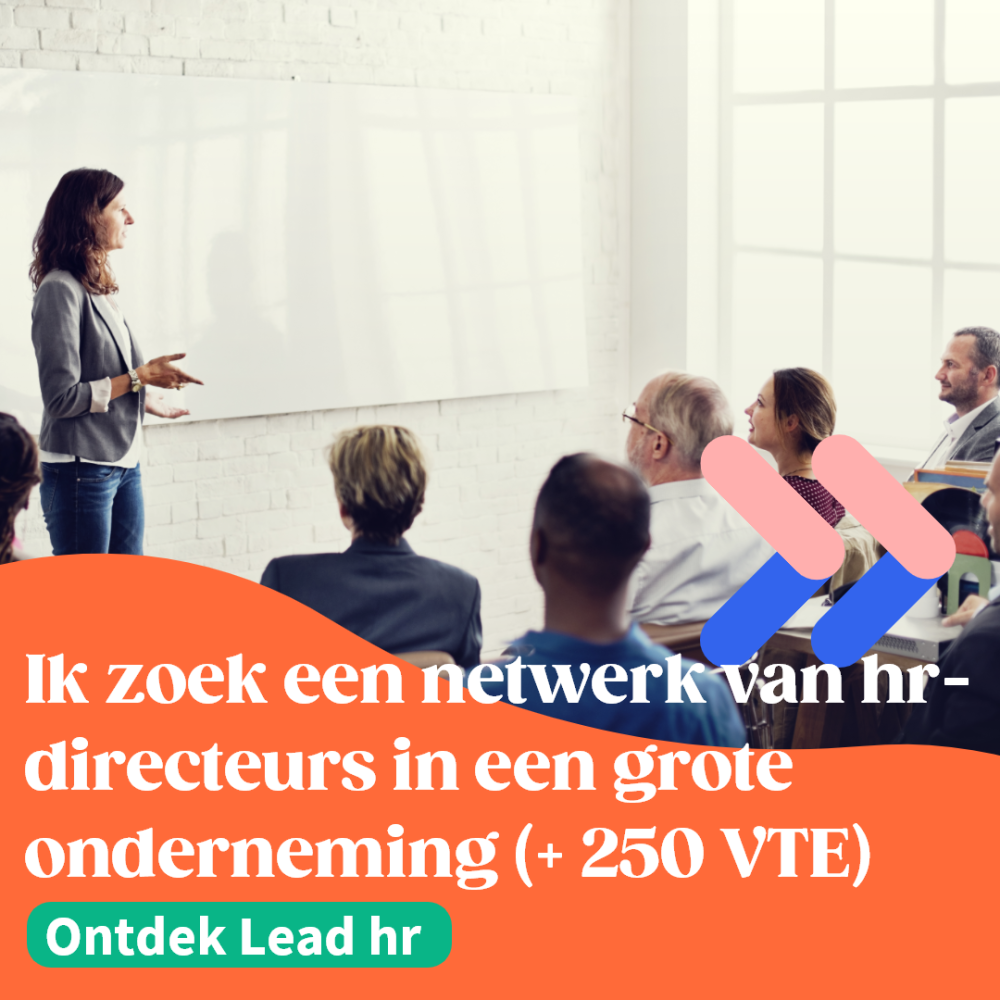 Ik zoek een netwerk van hr-directeurs in een grote onderneming