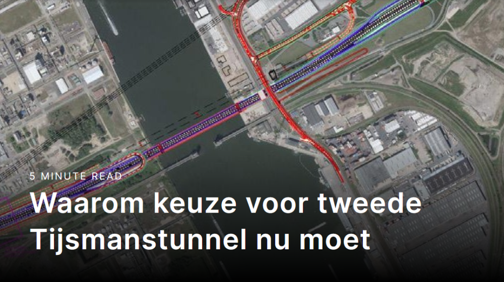 waarom keuze voor tweede Tijsmanstunnel nu moet