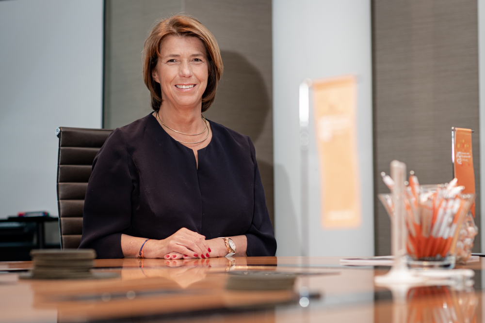Karin Van De Velde is de eerste vrouwelijke voorzitter van een Voka - Kamer van Koophandel.