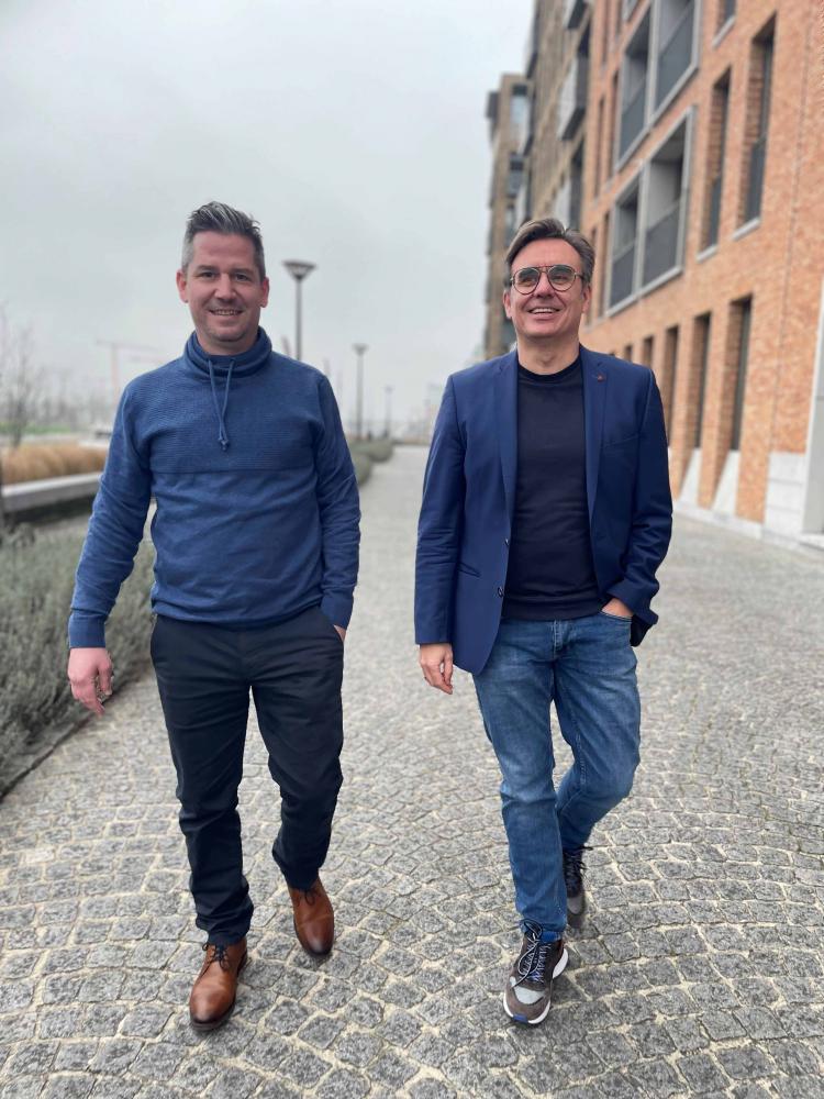 Jasper Scheir en Wim Hamaekers