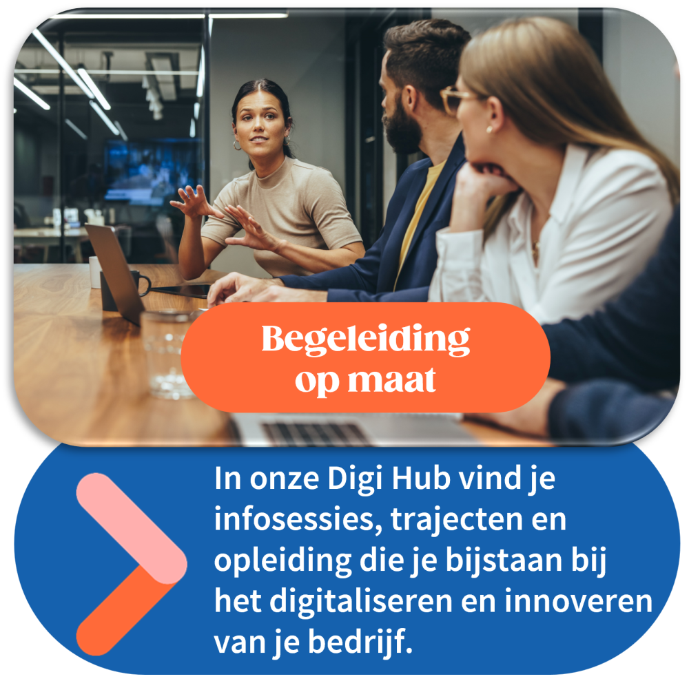 Begeleiding op maat met onze Voka Digi Hub