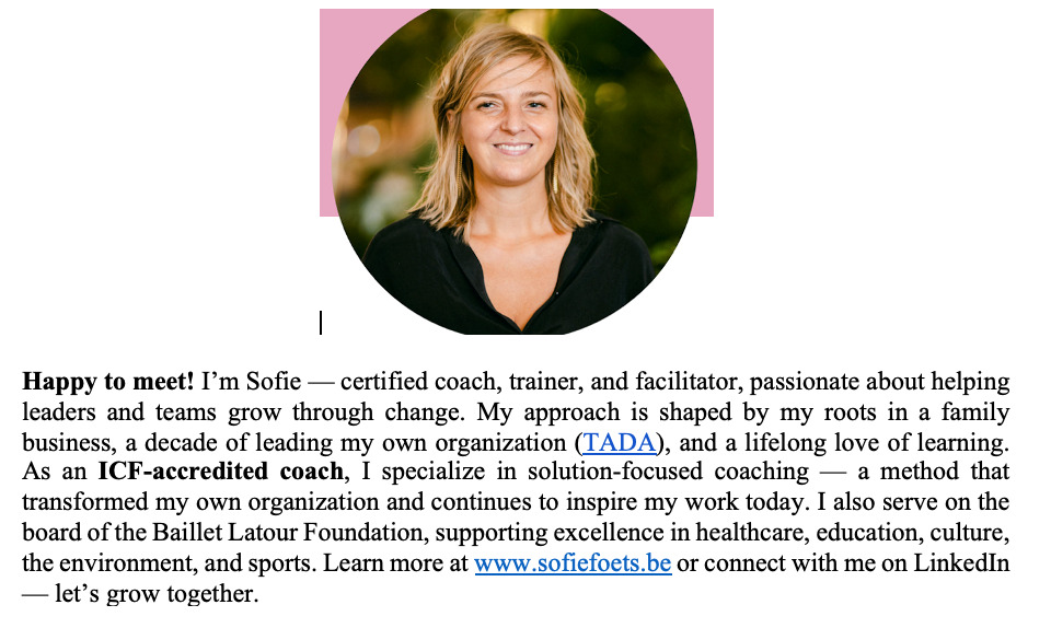 Sofie Foets biographhy