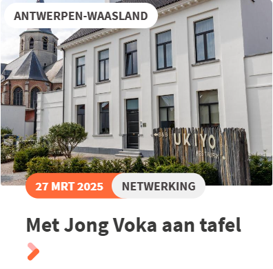 Jong voka aan tafel
