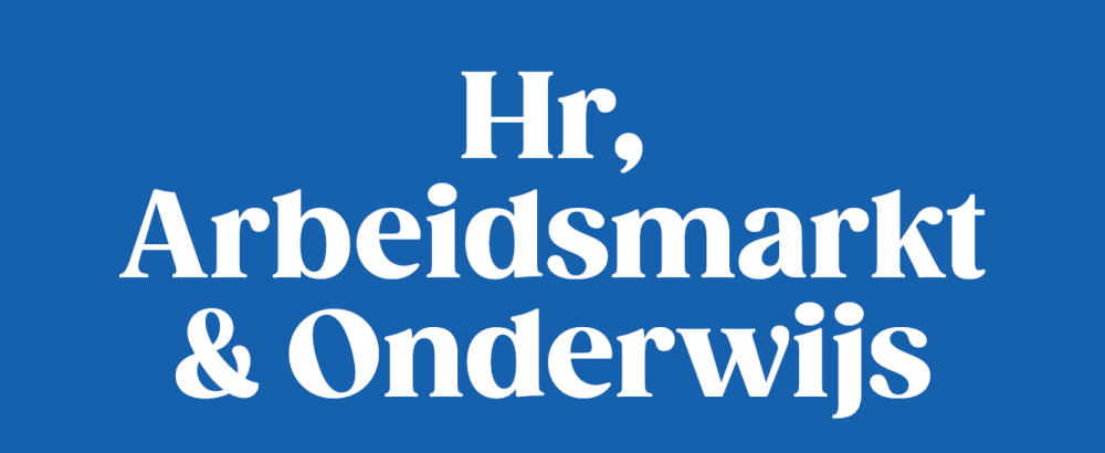 Hr, arbeidsmarkt & onderwijs