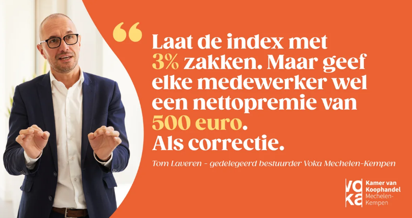 Laat index zakken met 3% en hou onze grote bedrijven in ons land