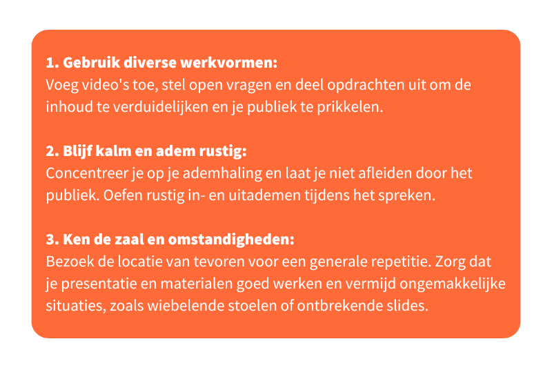 3 tips om beter te presenteren