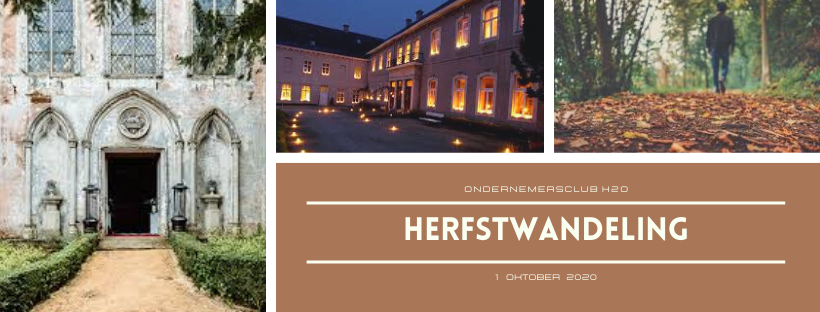 banner herfstwandeling H2O
