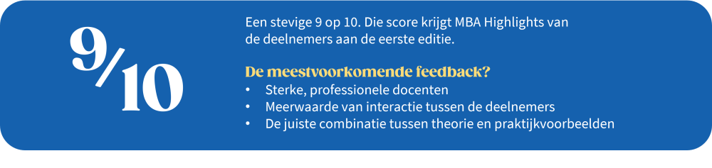 Deze opleiding krijgt een 9 op 10 van de deelnemers
