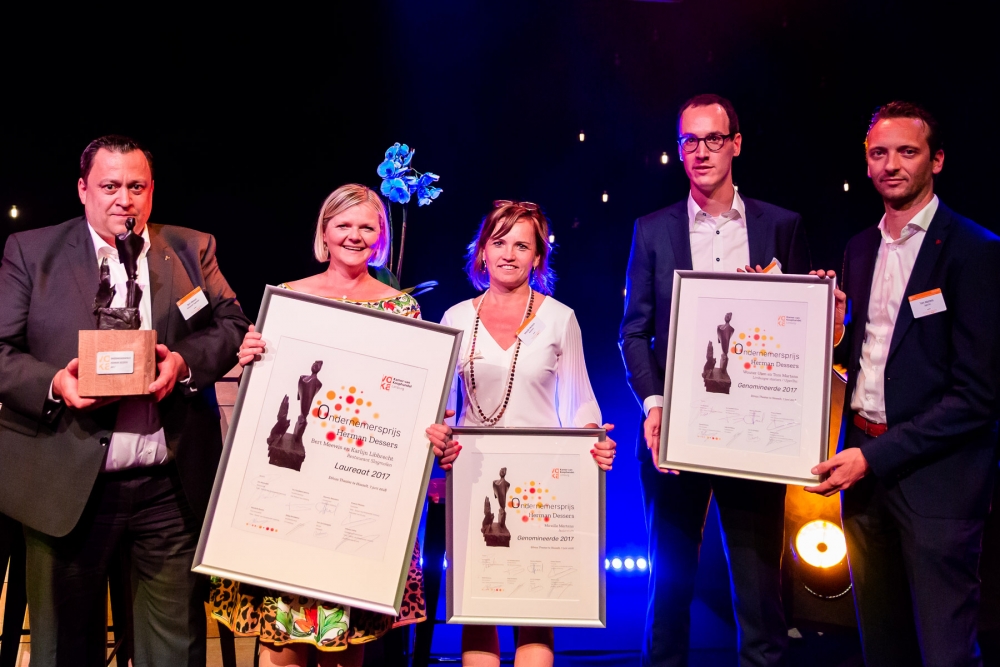 De Slagmolen wint Ondernemersprijs Herman Dessers