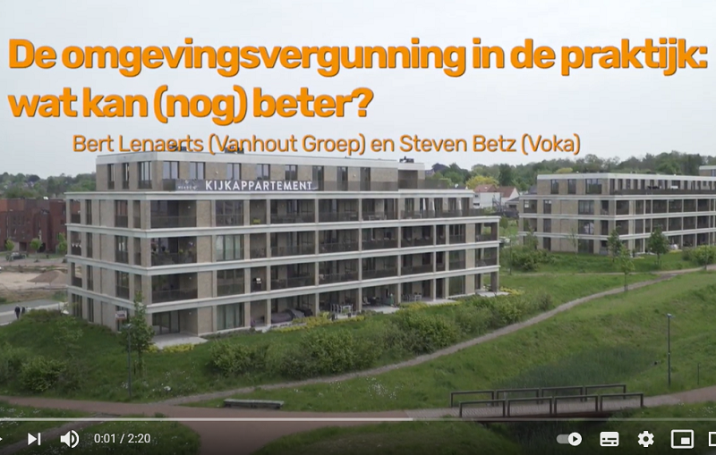 Vanhout site met kijkappartementen