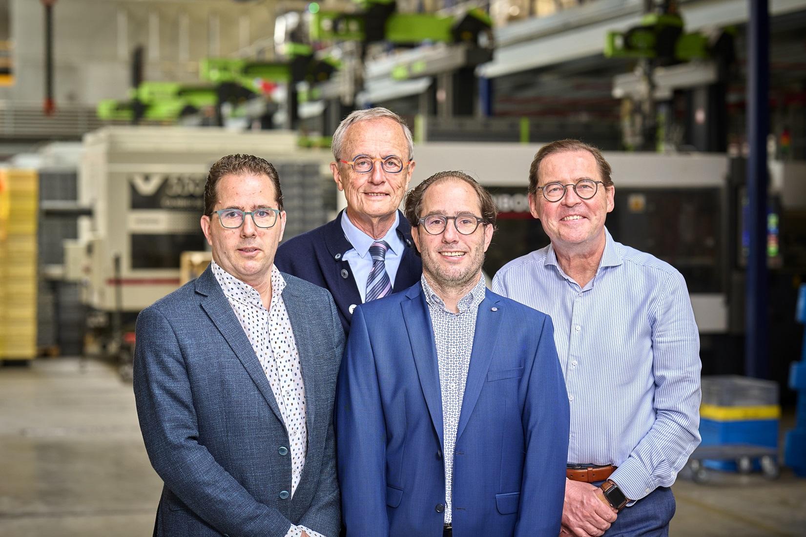 Mikaël, Jan en Grégory Vandewiele, en Stefaan Duchi