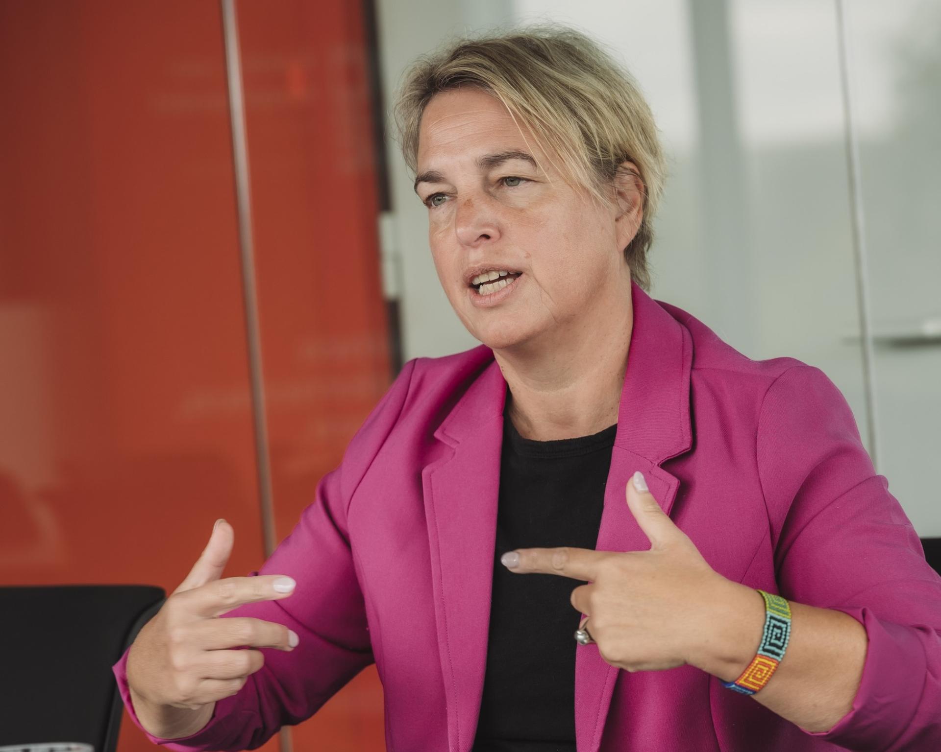 Joke Schauvliege (gedeputeerde Ondernemen en Innovatie & Landbouw- en plattelandsbeleid Oost-Vlaanderen)