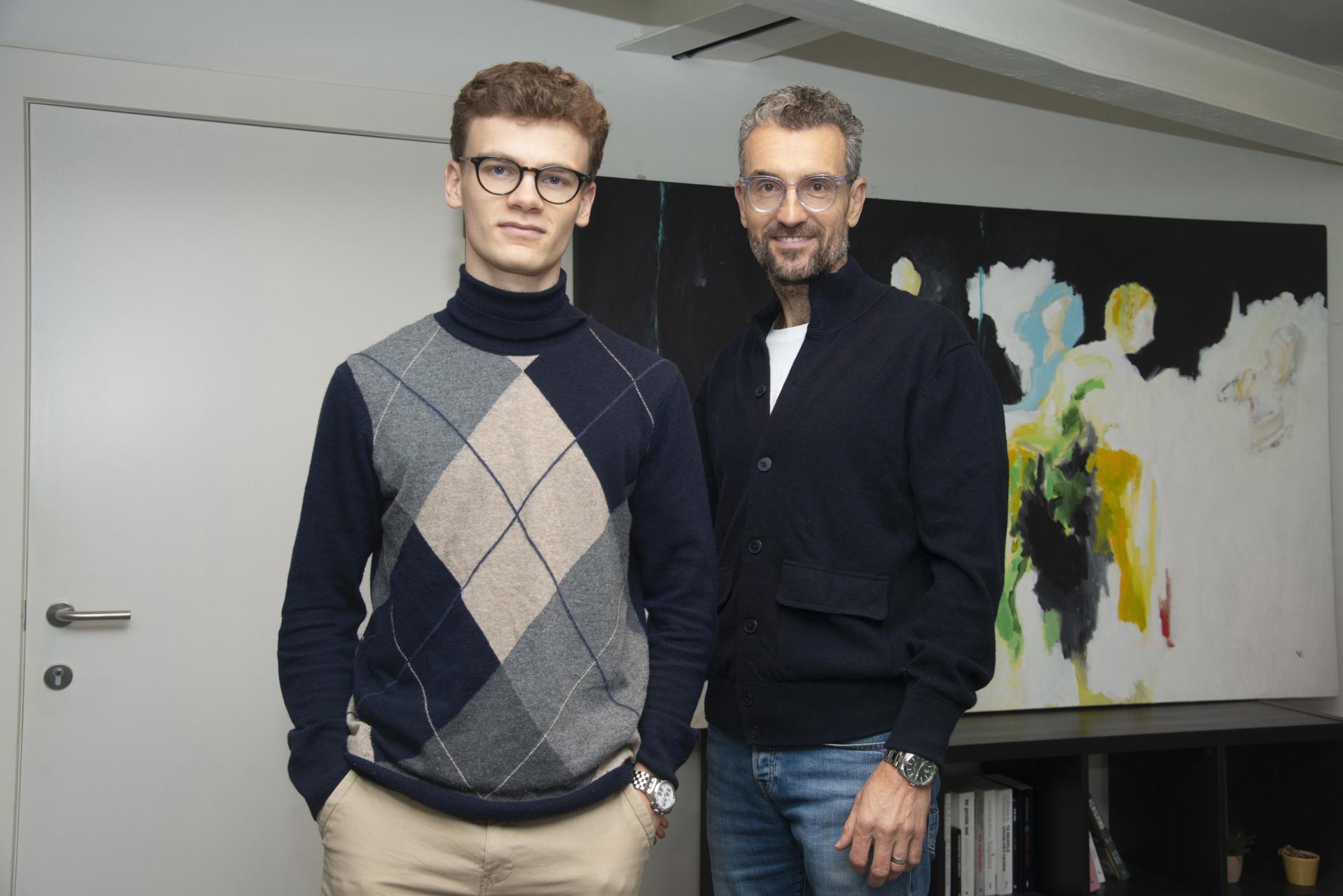 Vader Frank en zoon Léon Missoul