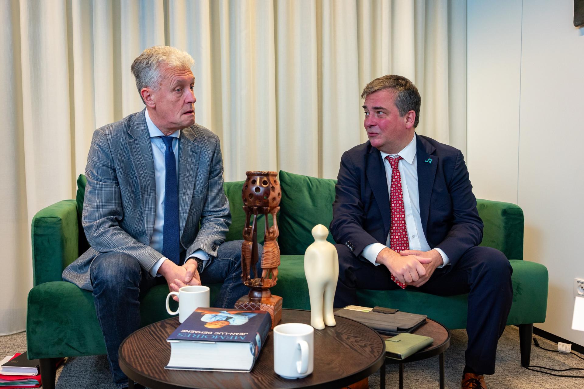 Luc Vannieuwenhuyze en Kris Declercq