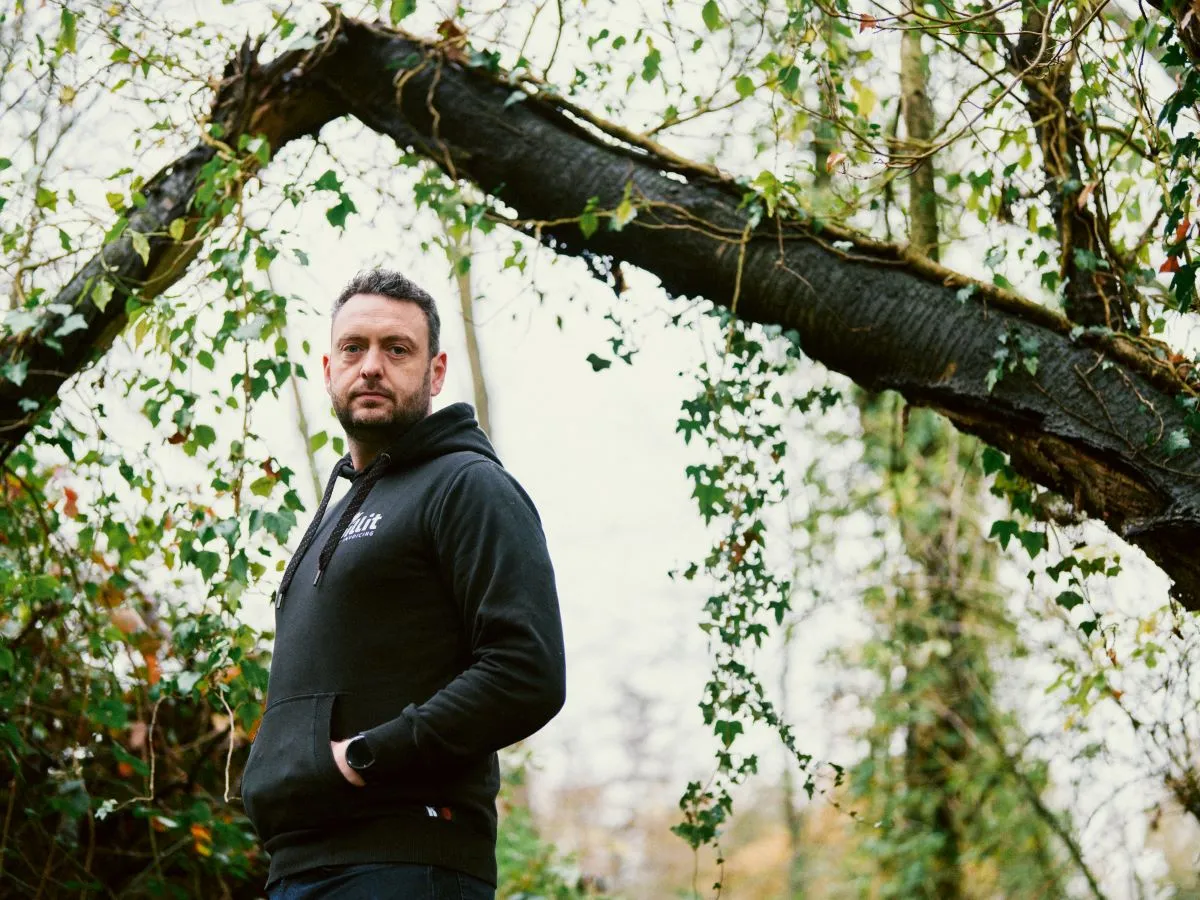Tom Van Gaever in het bos