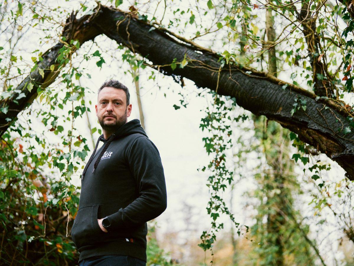 Tom Van Gaever in het bos