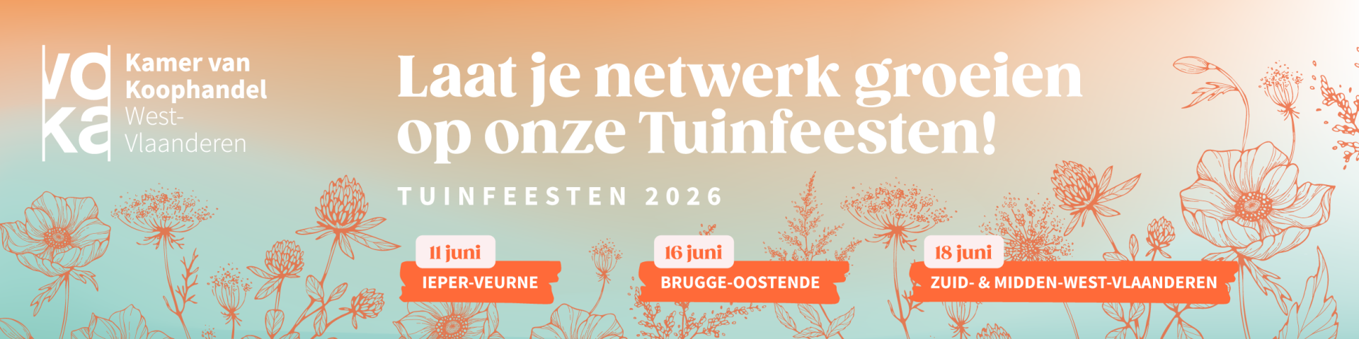 Tuinfeesten West-Vlaanderen 2026 banner