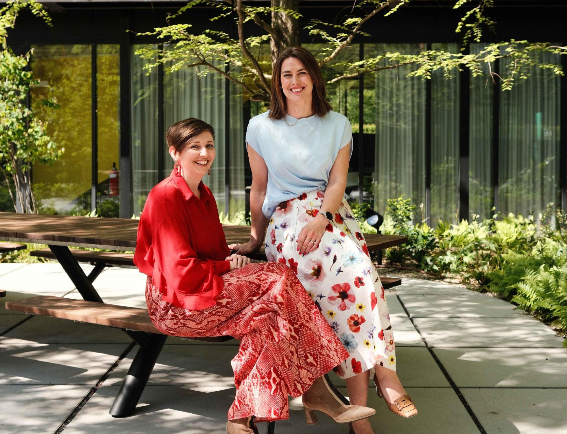 Julie Schoutteten en Charlotte Matthys