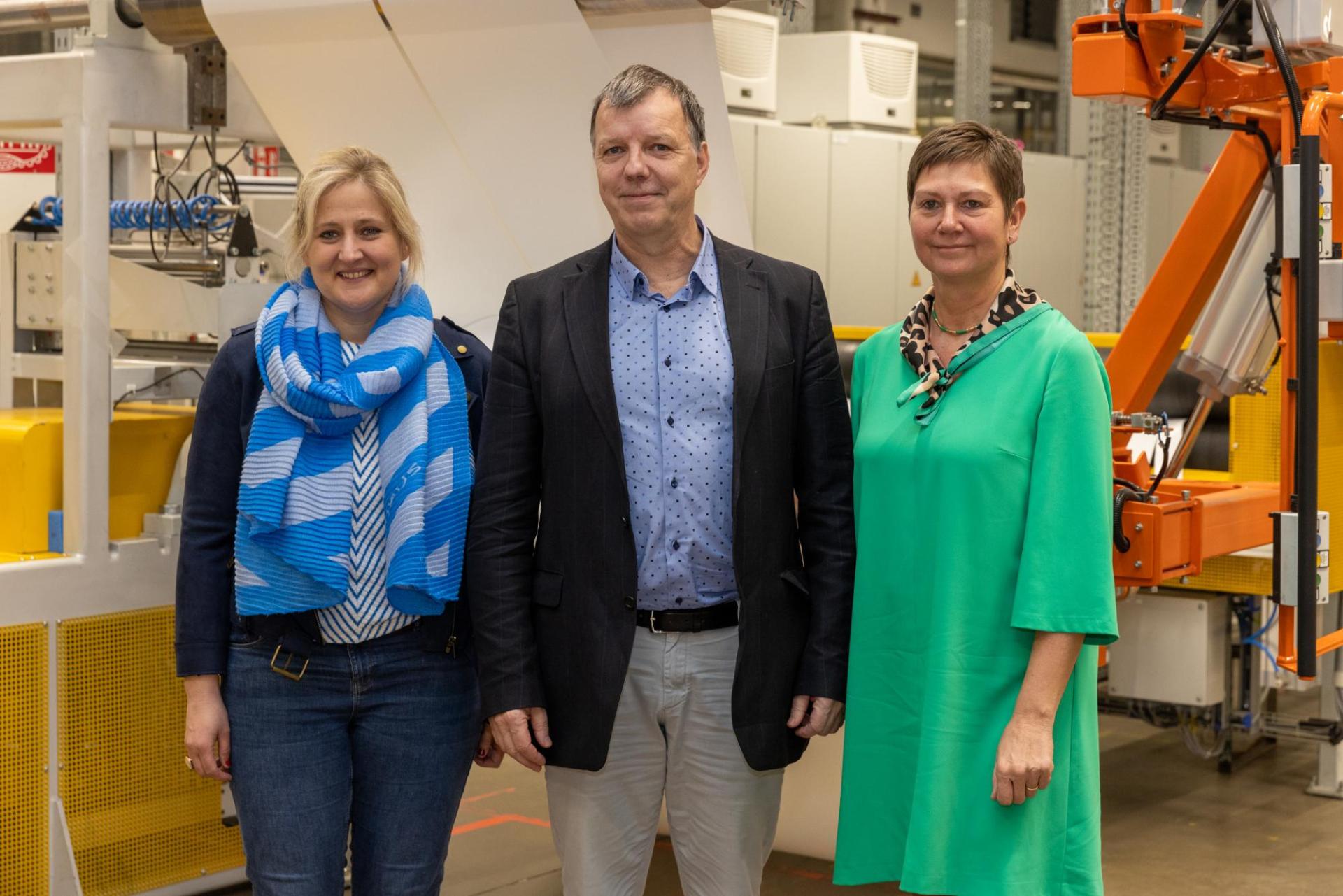foto schepen Beulens & regio directeur Geltmeyer
