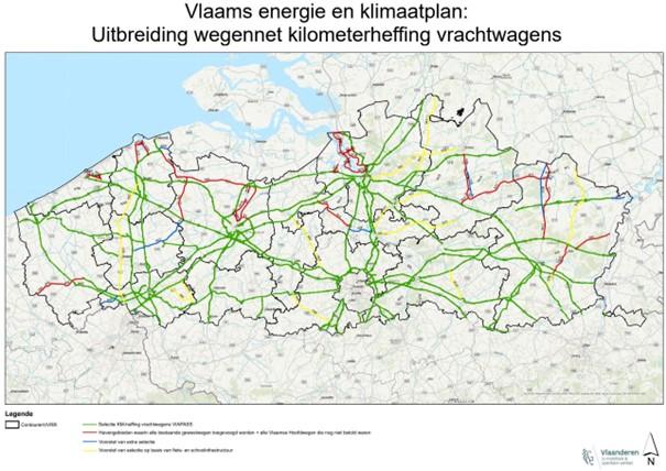 extra wegen met kilometerheffing