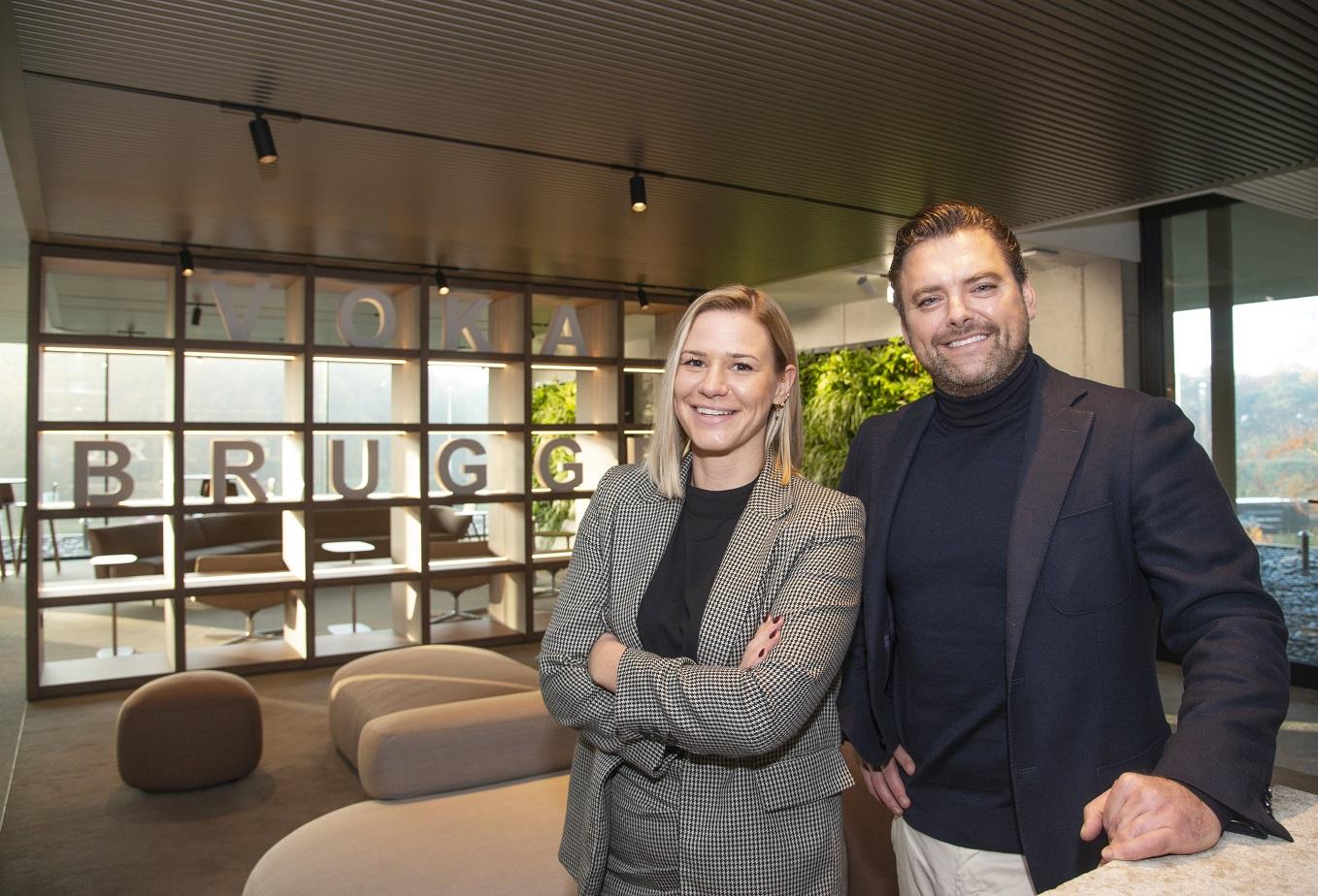 Francois Academy maakt graag gebruik van faciliteiten van Voka | Brugge Joyce Poublon en Dries Francois