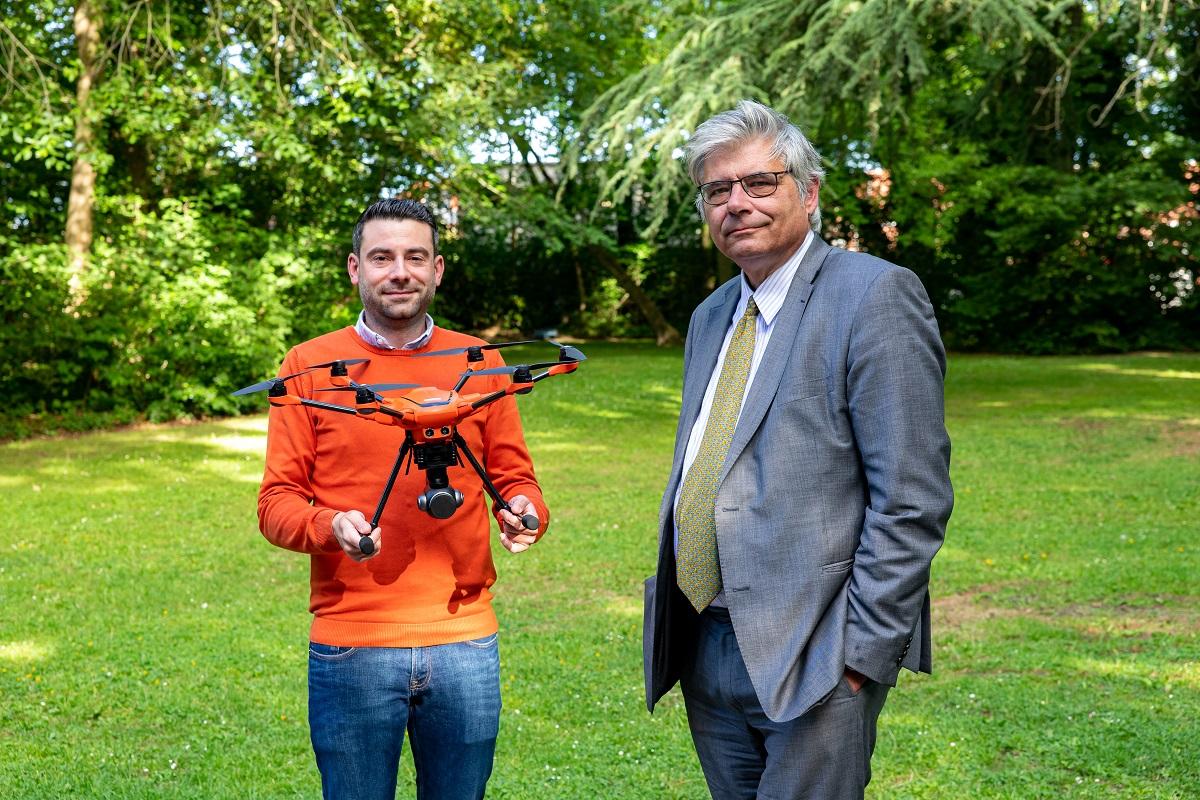 Drone Port West-Vlaanderen zet meer dan ooit in op pionierschap in nieuwe nichemarkt Sven Nachtergaele en Jean de Bethune