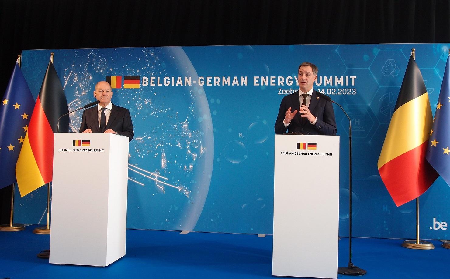 Belgisch-Duitse energietop benadrukt rol Zeebrugge Bondskanselier Olaf Scholz en premier Alexander De Croo