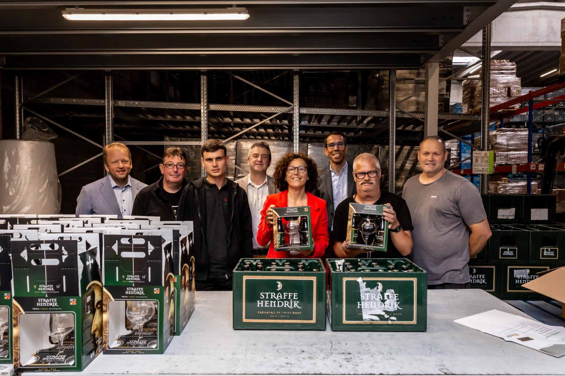 Annick Lambrecht op zomerstage bij Brouwerij De Halve Maan in Brugge