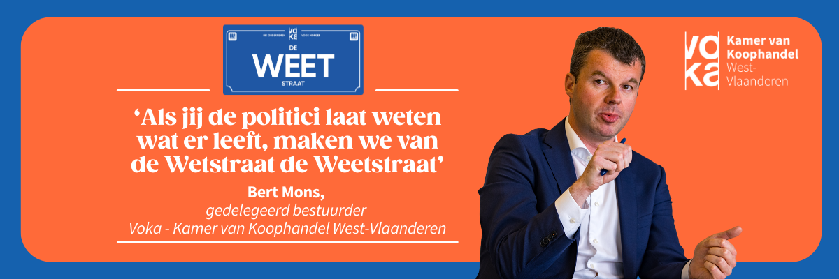 Weestraat campagne banner Bert Mons