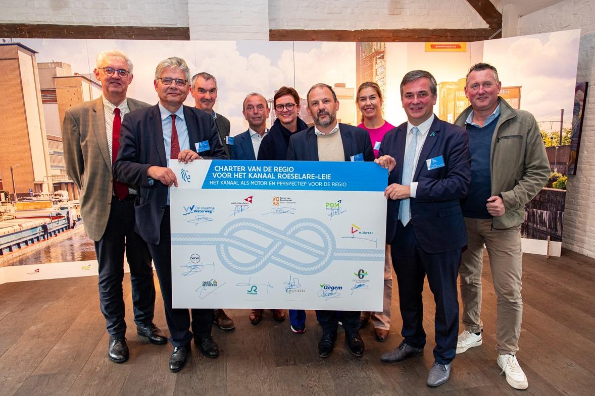 375 miljoen euro voor opwaardering Kanaal Roeselare-Leie