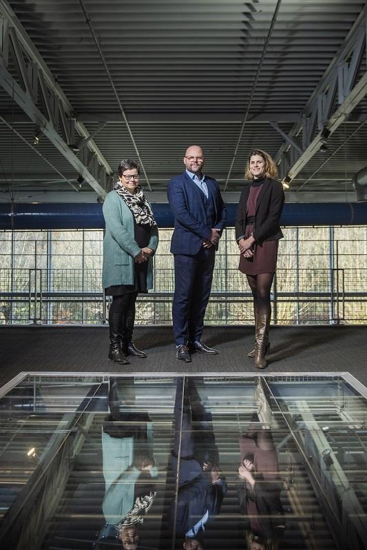 Myriam Heeremans (Voka Mechelen-Kempen), Prof. dr. Wouter Duyck (UGent & NVAO), Julie Beysens (Voka vzw)