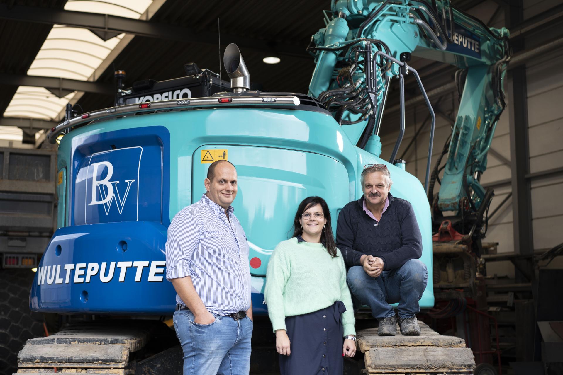 Boudewijn, Evelien en Kristof Wulteputte