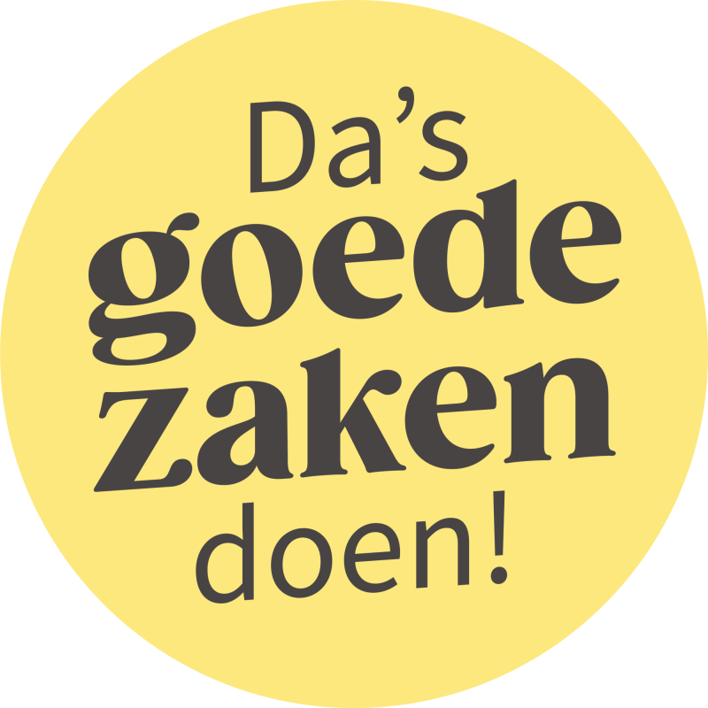 Da's goede zaken doen!