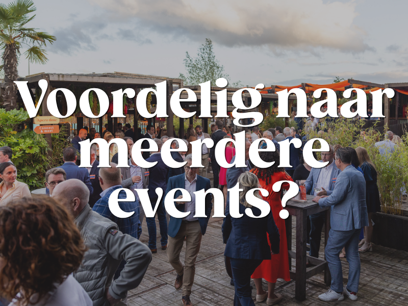 Voordelig naar meerdere events?