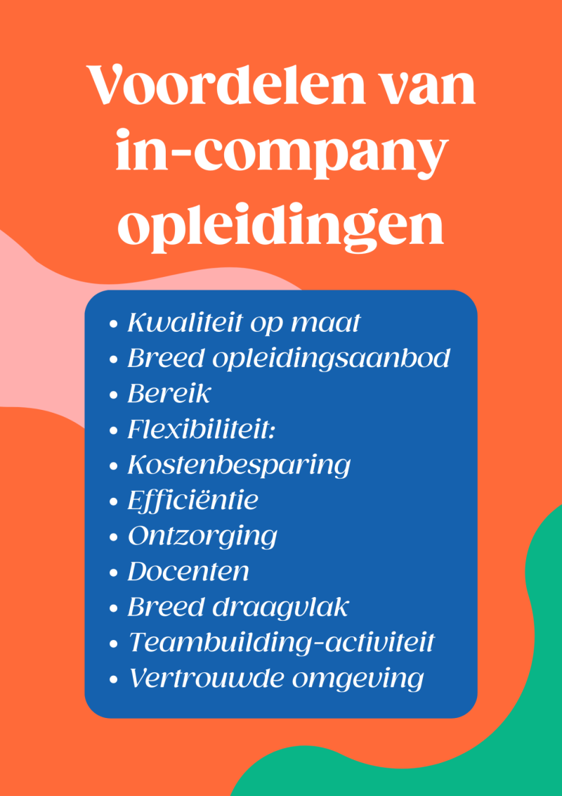 Voordelen in-company