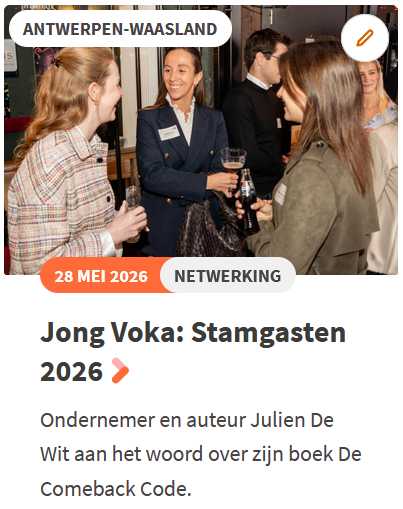 Jong Voka in gesprek met Julien De Wit