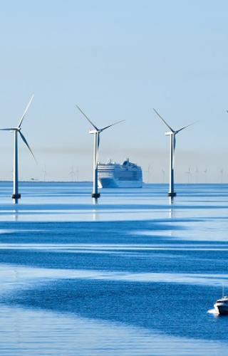 Windmolens op zee