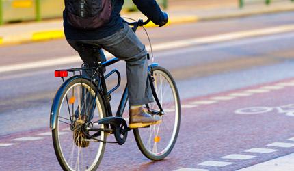 Fietsen naar het werk