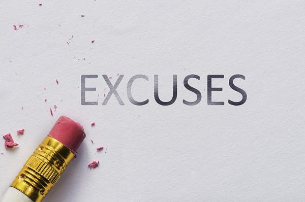Geen excuses meer