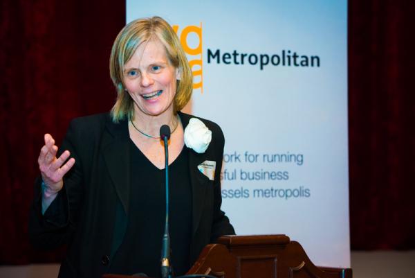 Voorjaarslunch met rector Caroline Pauwels: "VUB wil muren slopen in Brussel, Voka Metropolitan ook rond Brussel