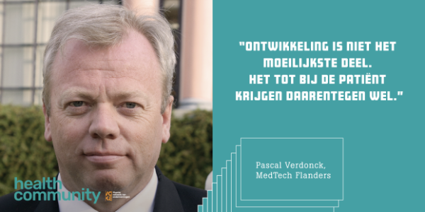 Pascal Verdonck CEO MedTech Flanders